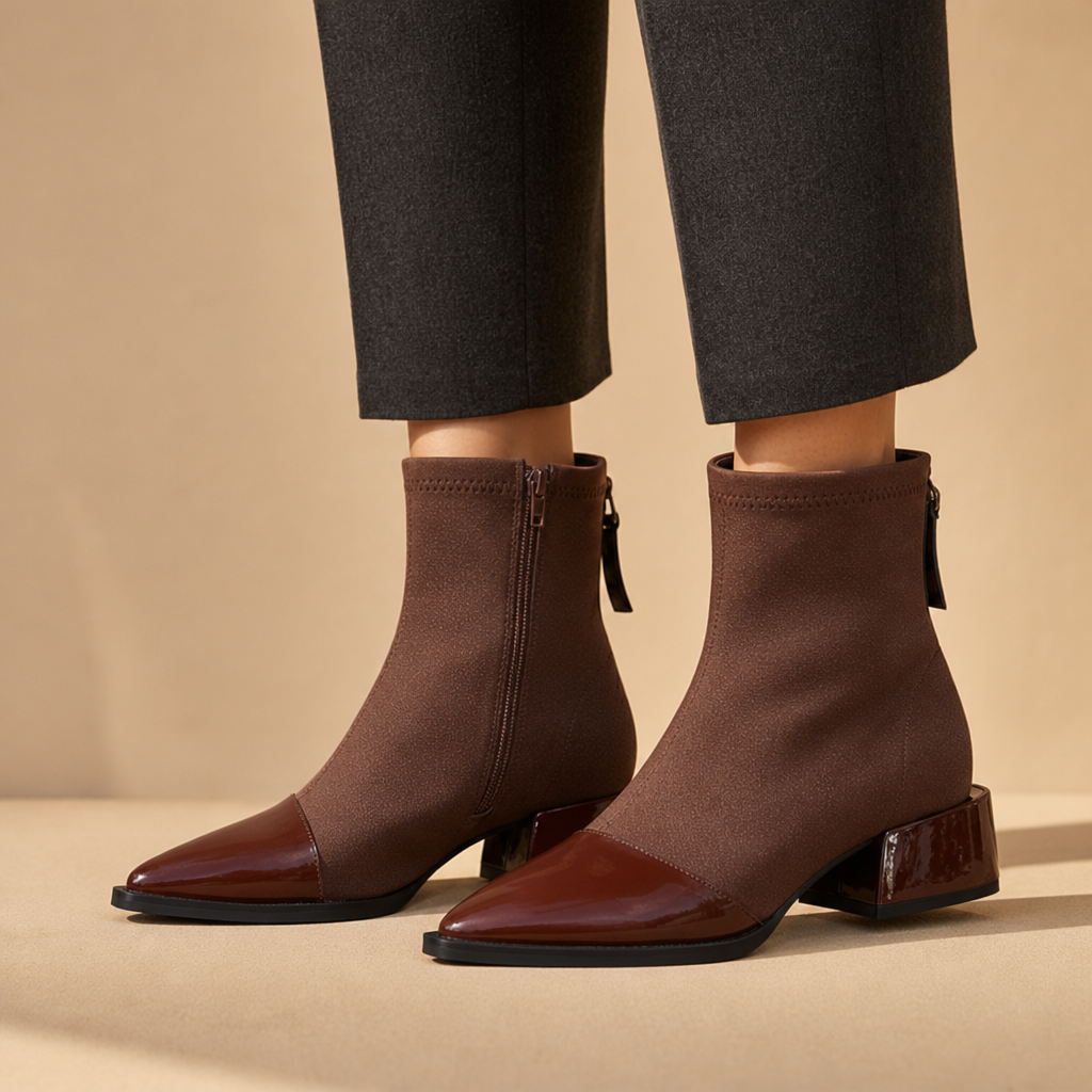 Gretchen Pointed Ankle Boots