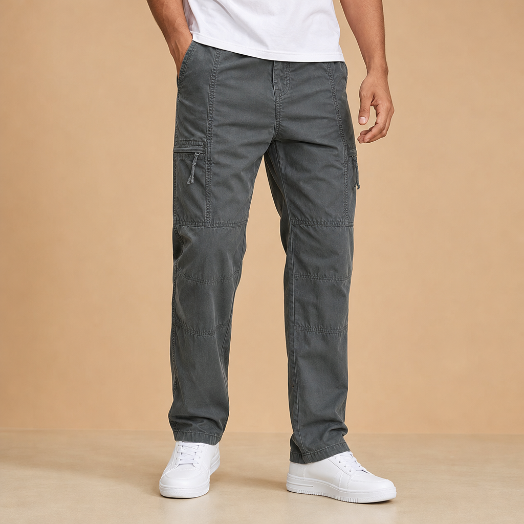 Wilbur Stretch Cotton Cargo Pants