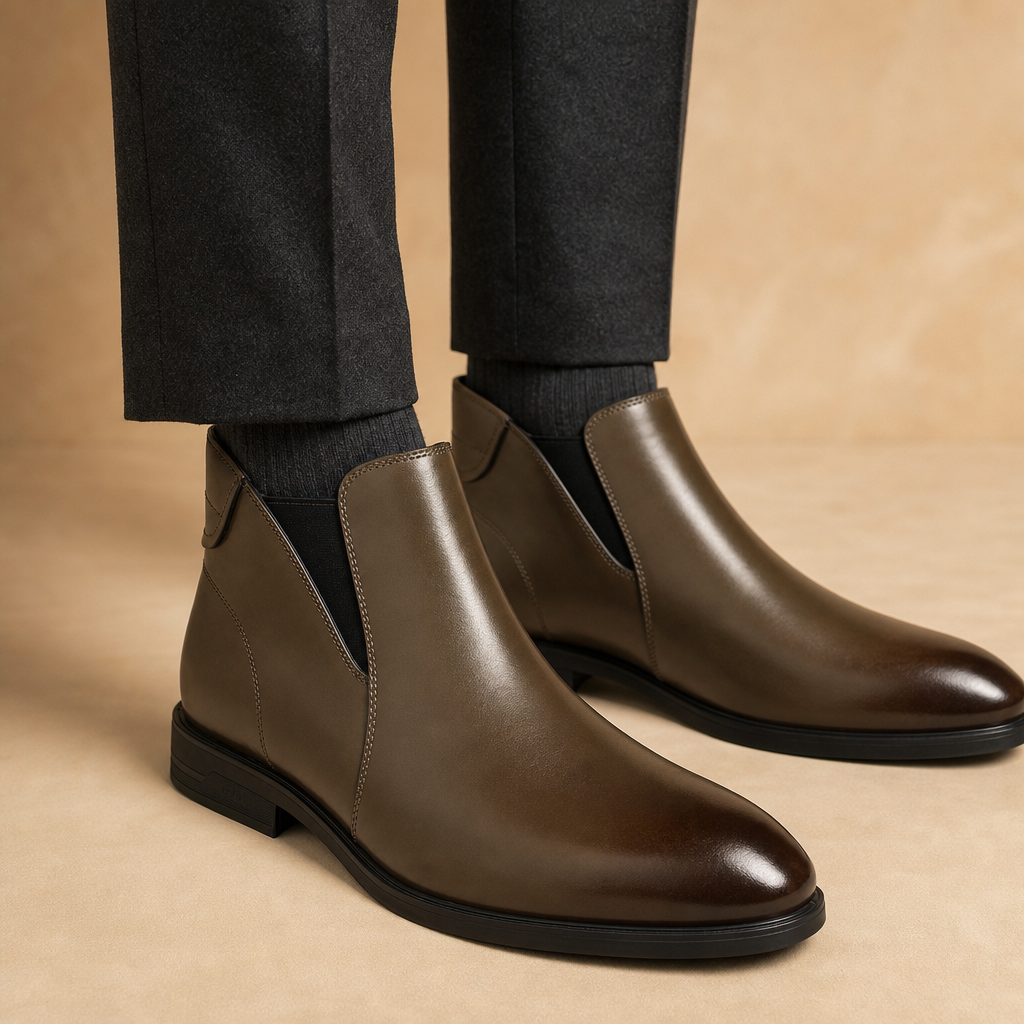 Clarence Leather Chelsea Boots