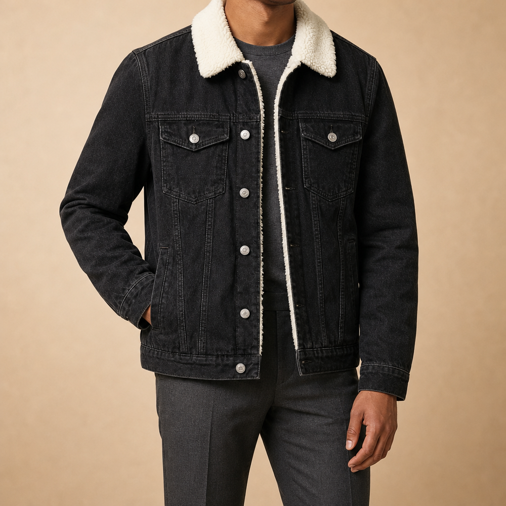 Garrison Sherpa Lined Denim Jacket