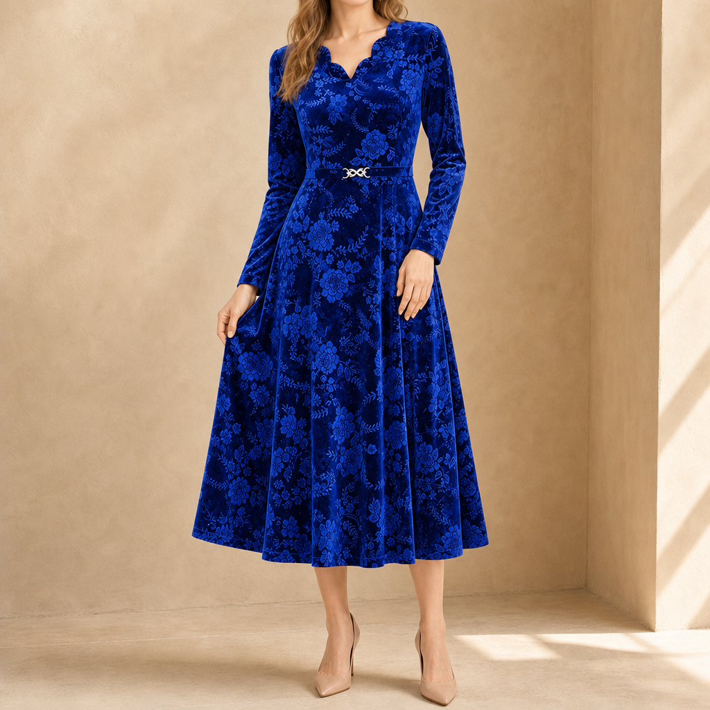 Martha Floral Midi Dress