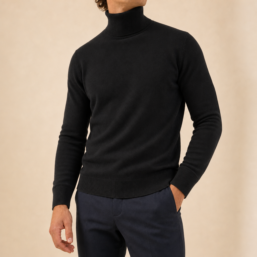 Clark Fine Knit Turtleneck Sweater