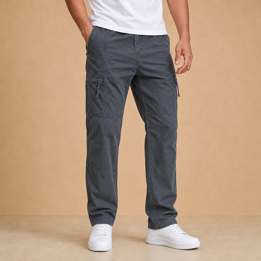 Wilbur Stretch Cotton Cargo Pants