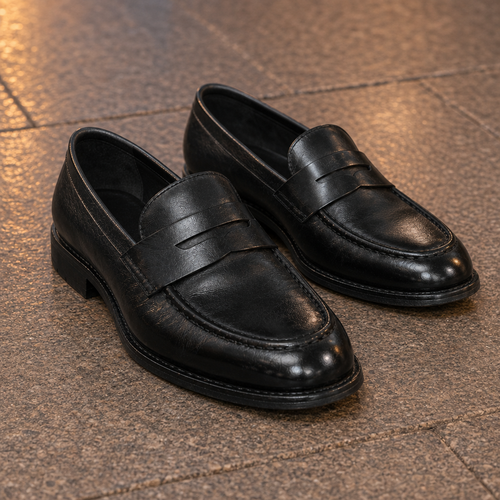 Arthur Leather Penny Loafers