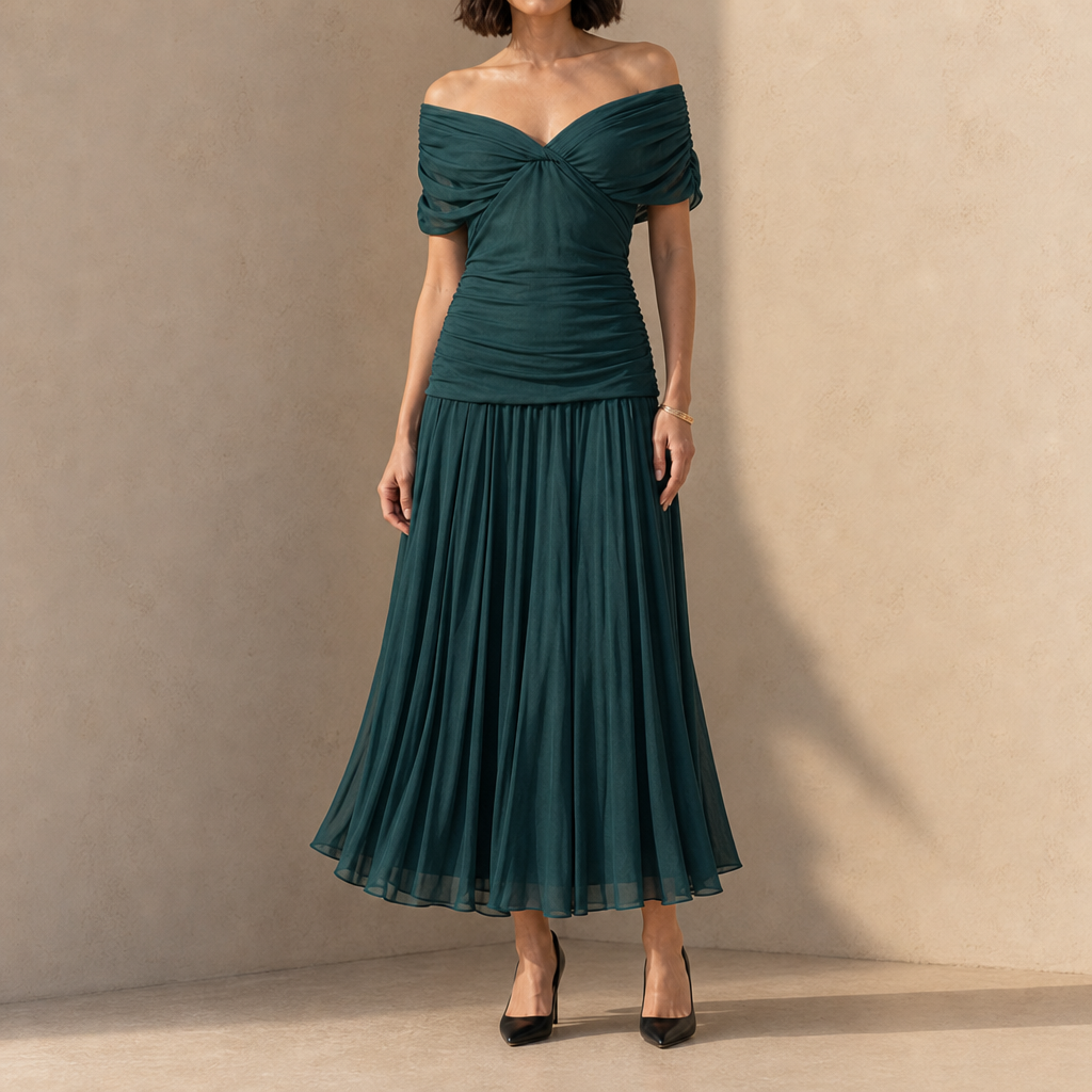 Vera Off-Shoulder Maxi Dress