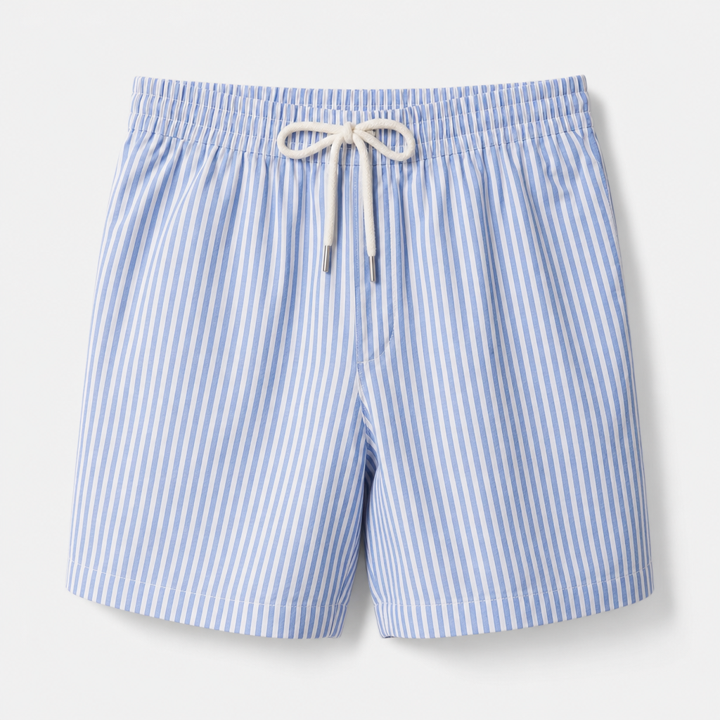 Cyrus Striped Drawstring Shorts
