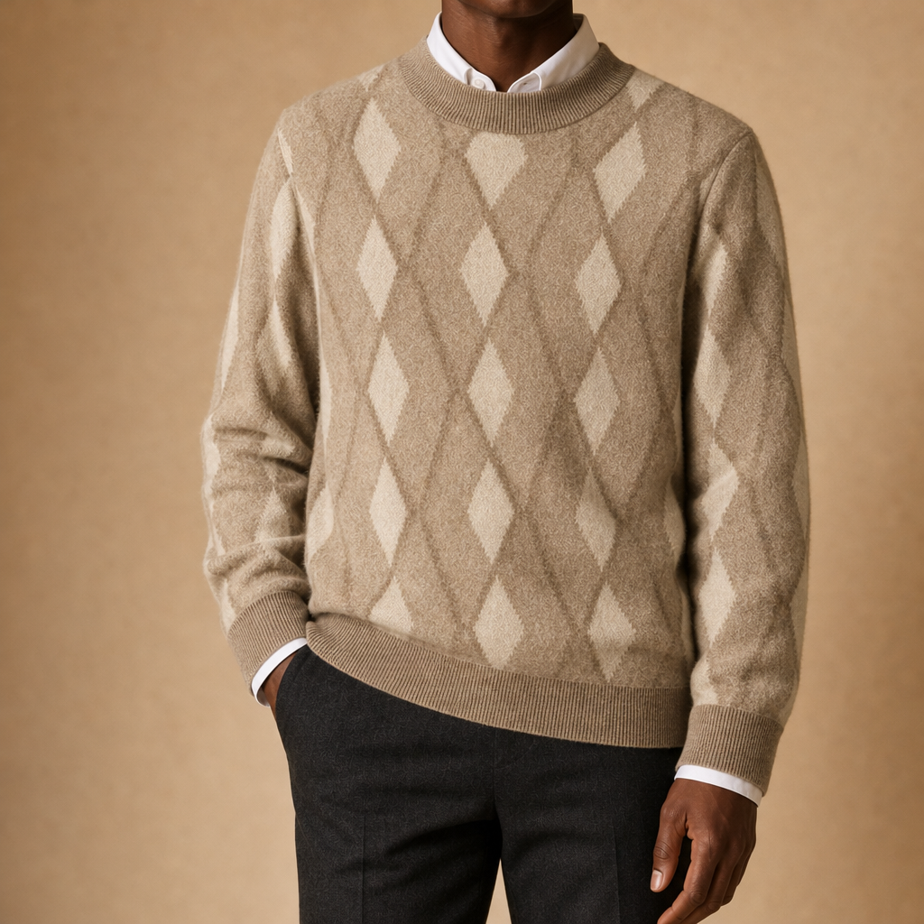 Bancroft Diamond Wool Sweater