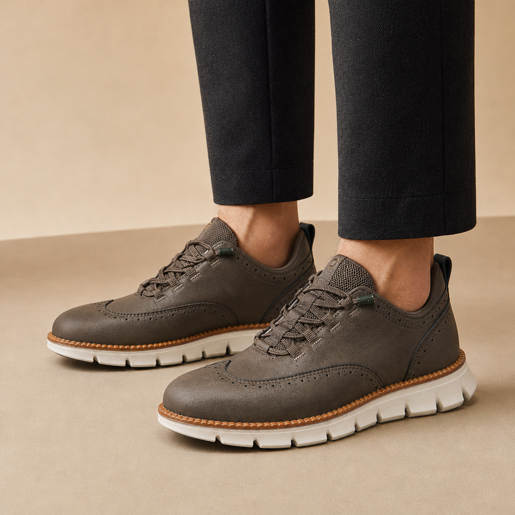 Elliot Leather Wingtip Sneakers