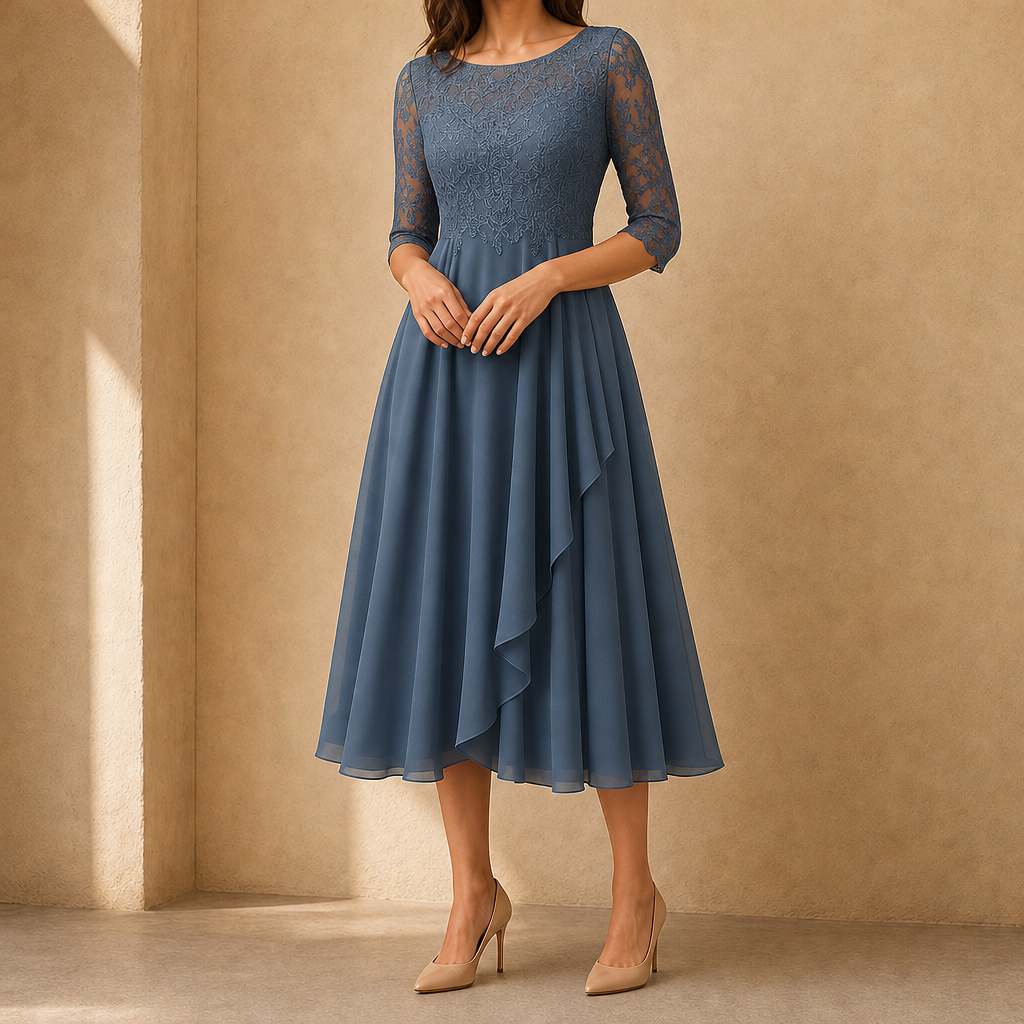 Lillian Lace Midi Dress