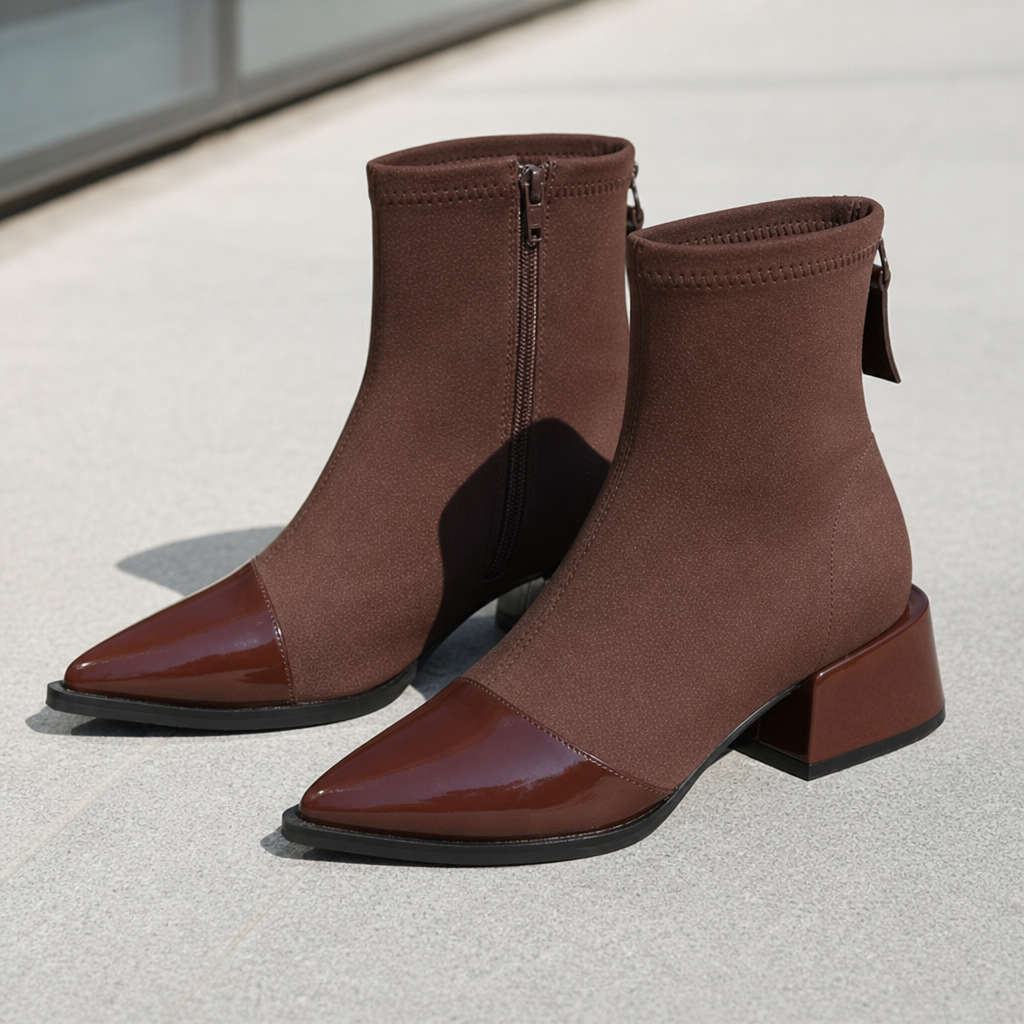 Gretchen Pointed Ankle Boots