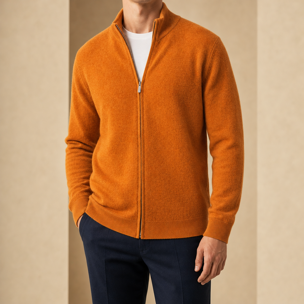 Warren Full-Zip Knit Cardigan