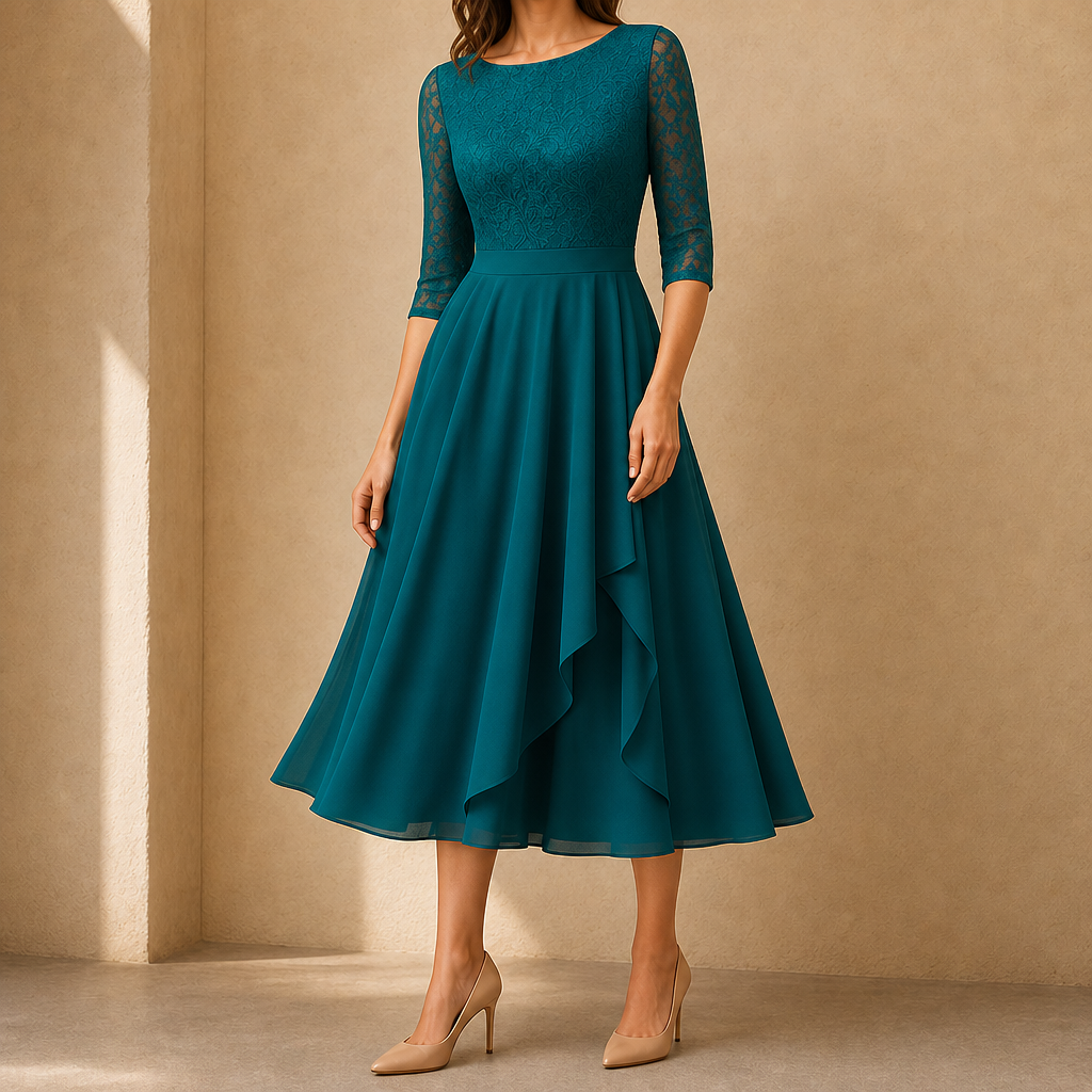 Lillian Lace Midi Dress