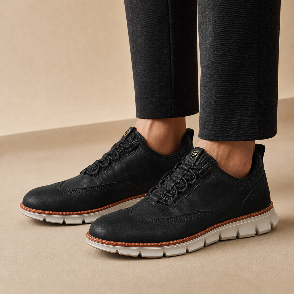 Elliot Leather Wingtip Sneakers