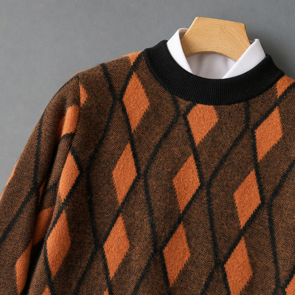 Bancroft Diamond Wool Sweater