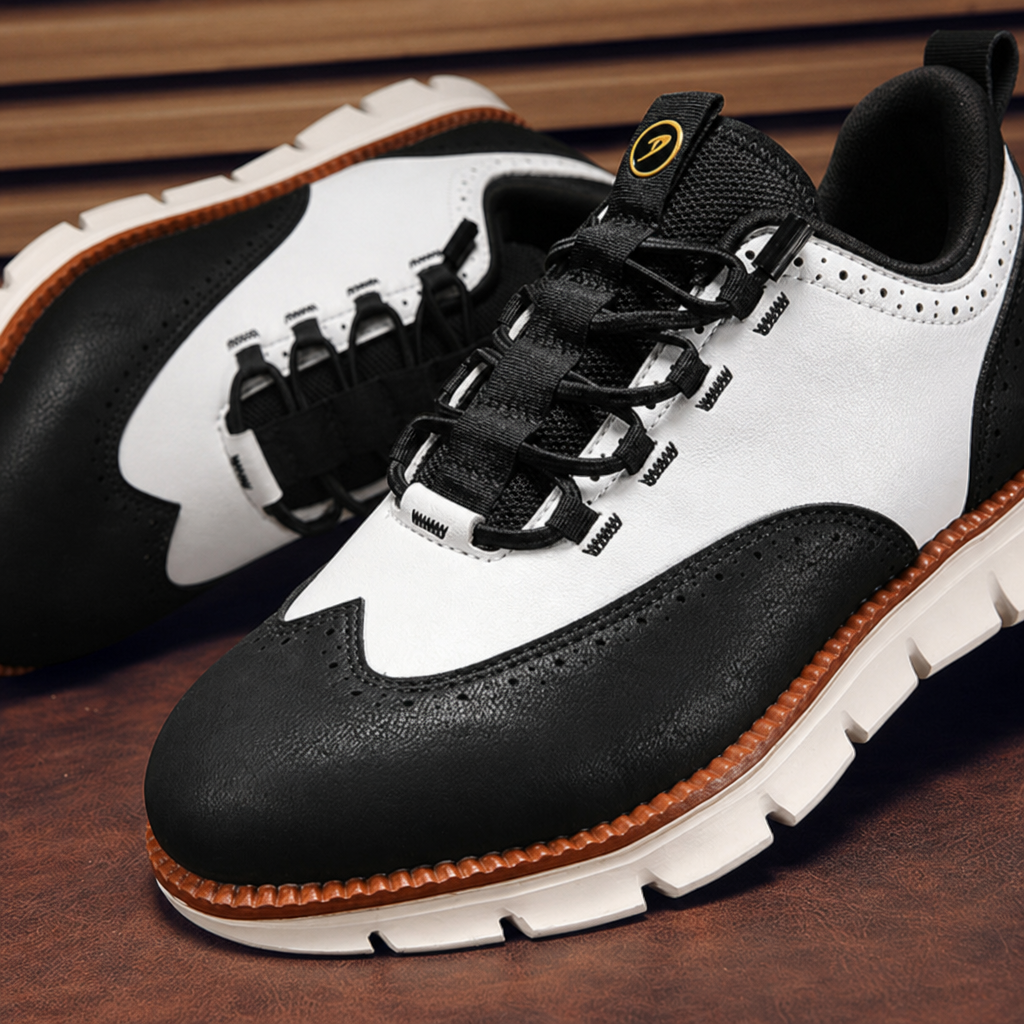 Elliot Leather Wingtip Sneakers