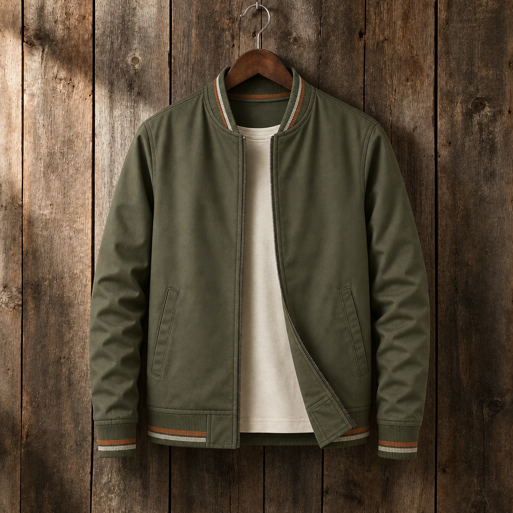 Wallace Zip Bomber Jacket