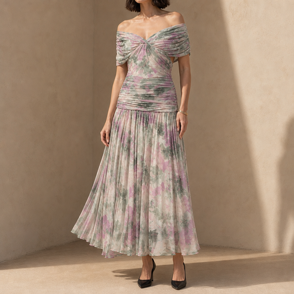Vera Off-Shoulder Maxi Dress