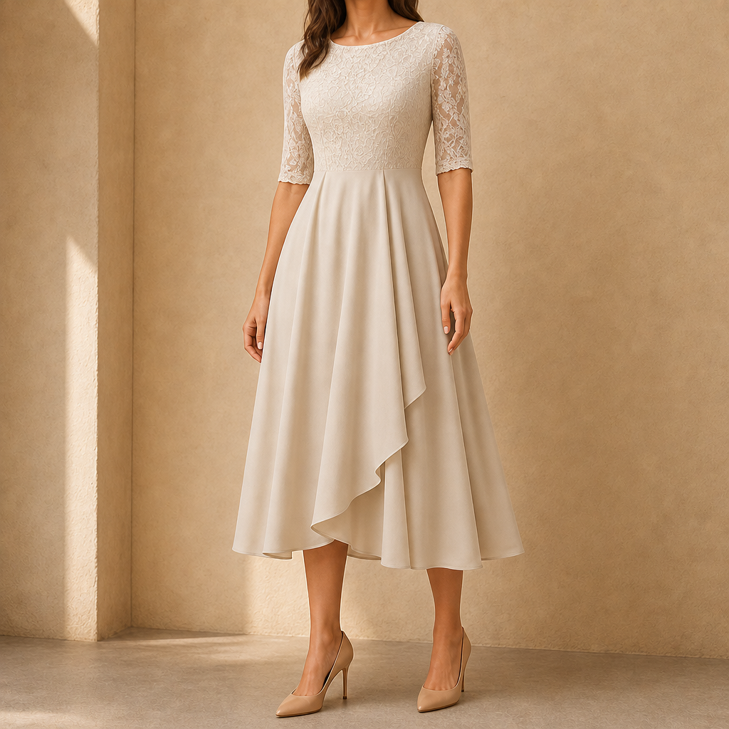 Lillian Lace Midi Dress