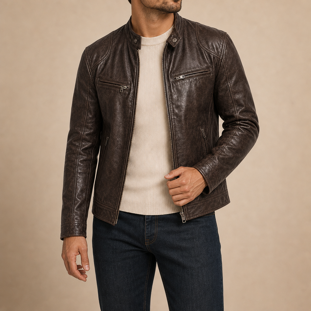 Grant Zip Moto Jacket