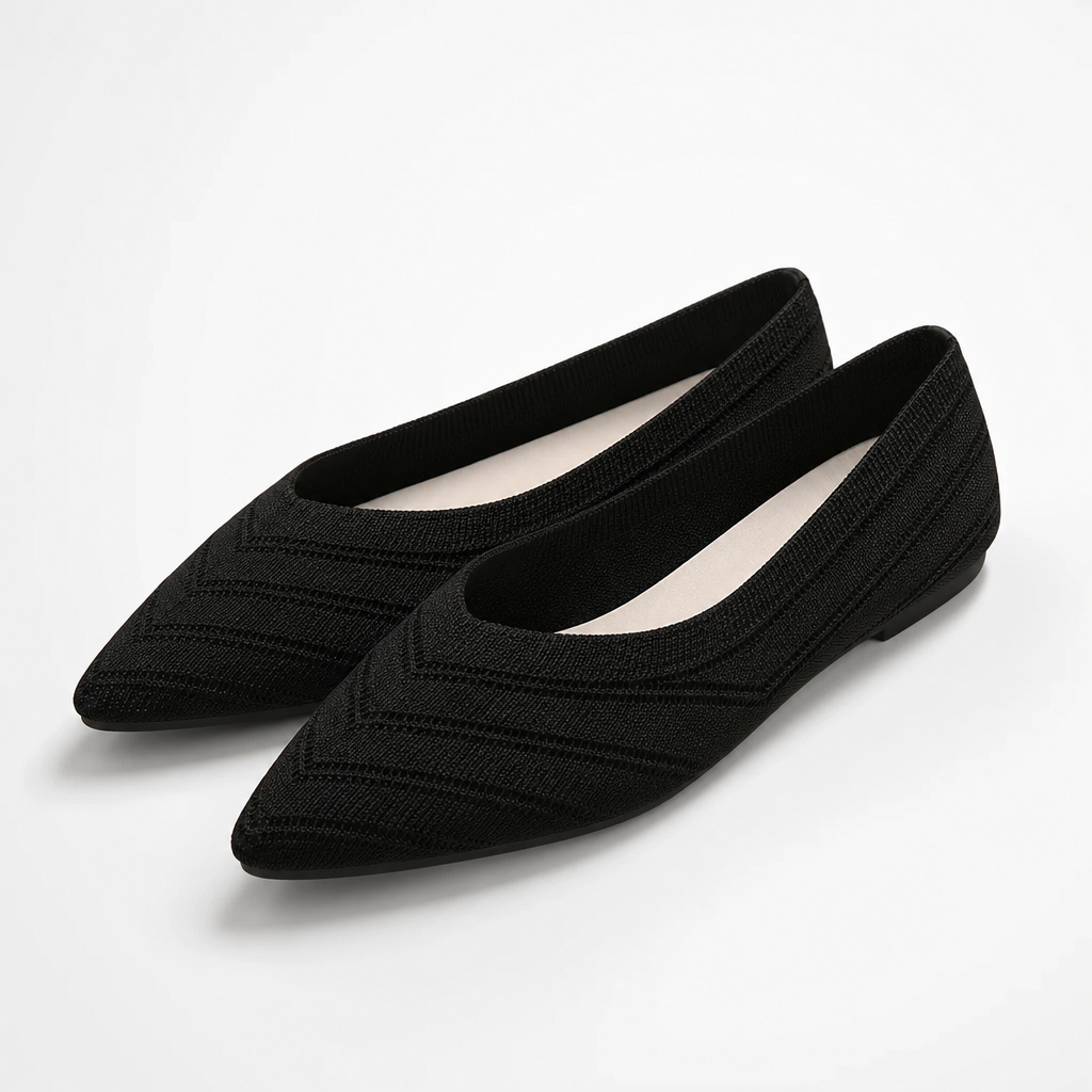 Dorothy Pointed Knit Loafers