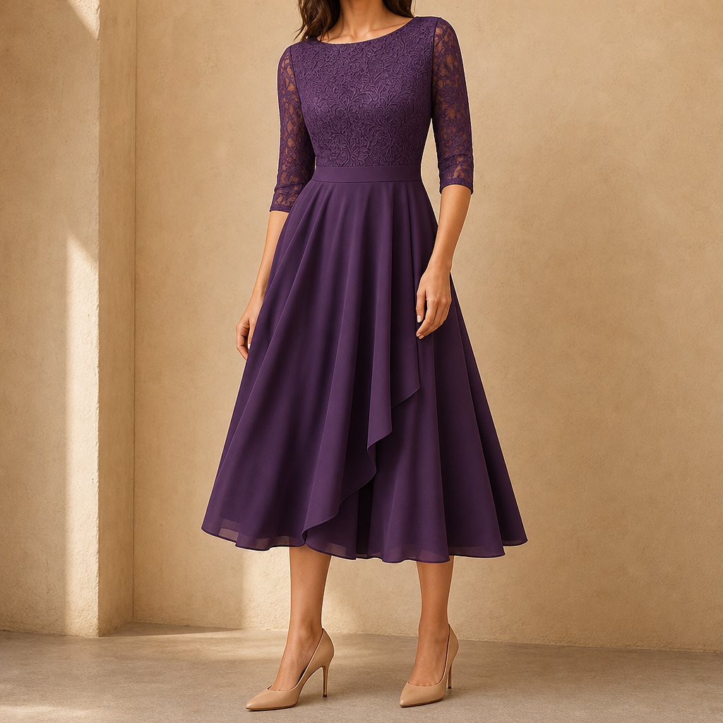 Lillian Lace Midi Dress