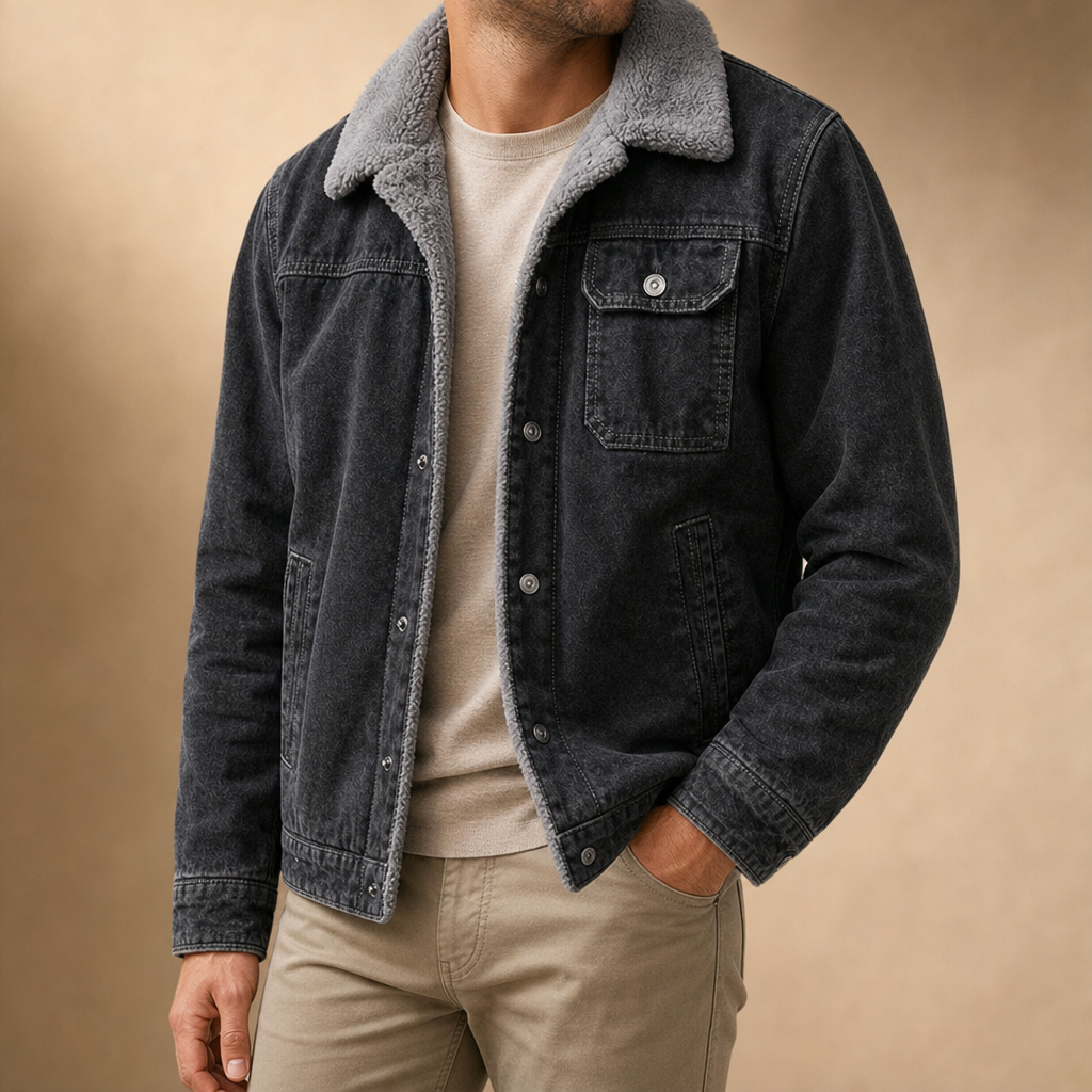 Barrett Fleece Lined Denim Jacket