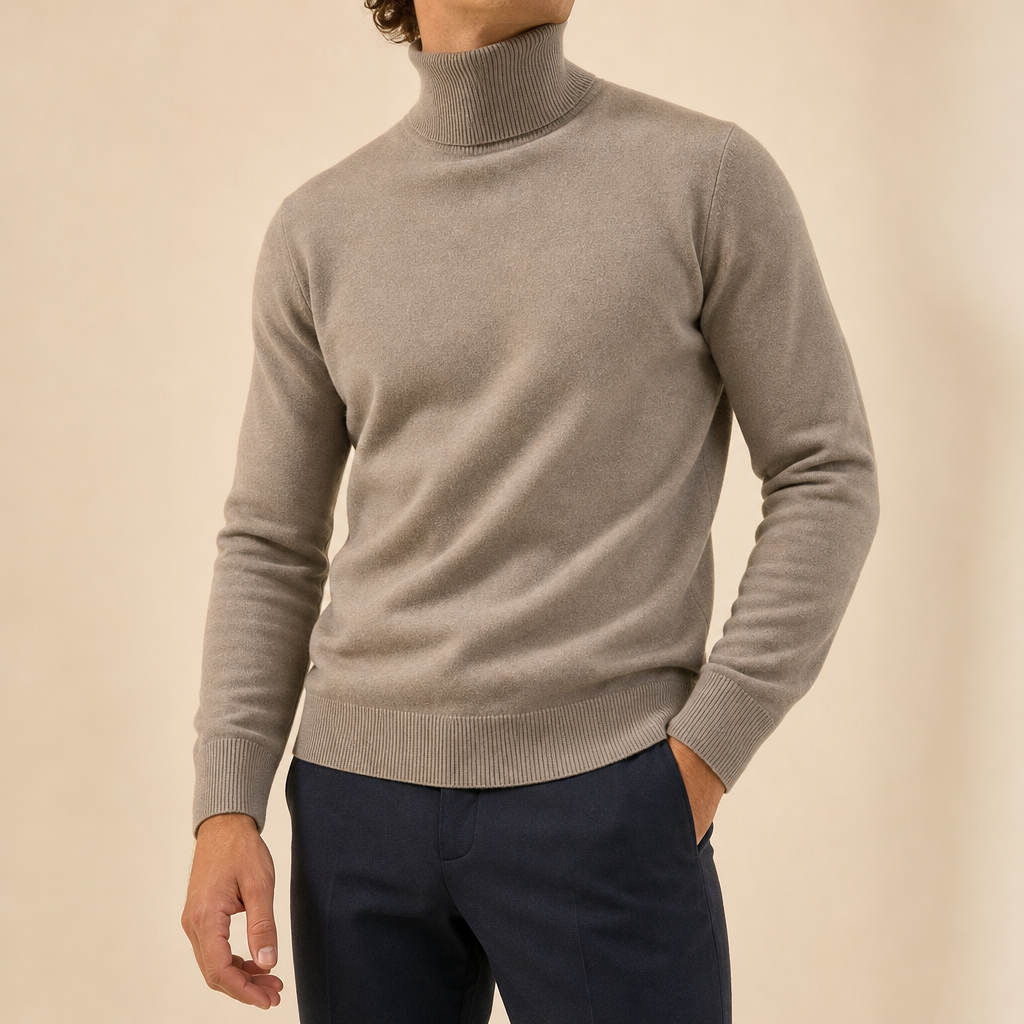 Clark Fine Knit Turtleneck Sweater