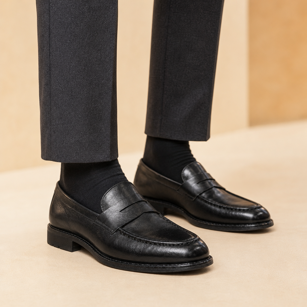 Arthur Leather Penny Loafers