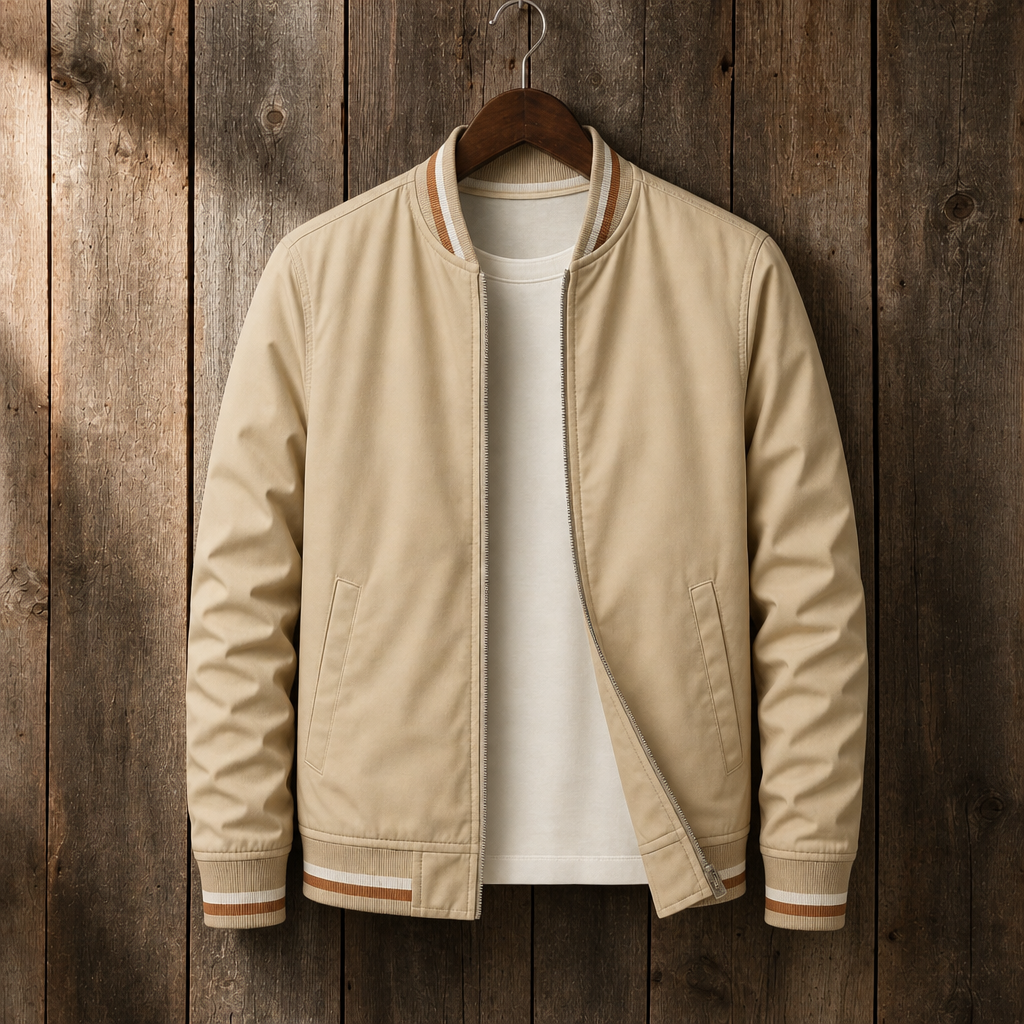 Wallace Zip Bomber Jacket