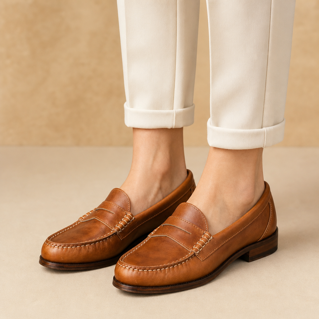 Mae Orthopedic Leather Loafers