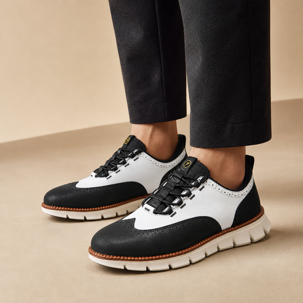 Elliot Leather Wingtip Sneakers