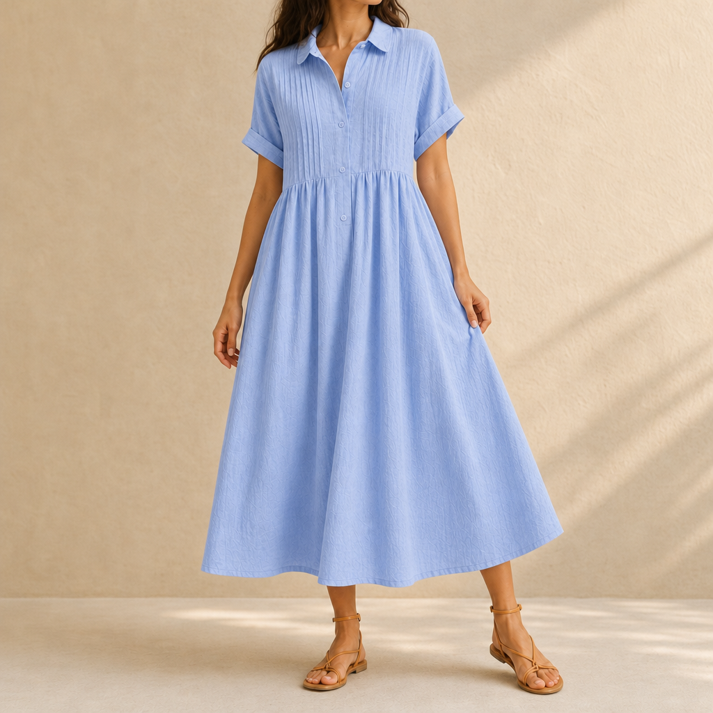 Edith Pintuck Midi Dress