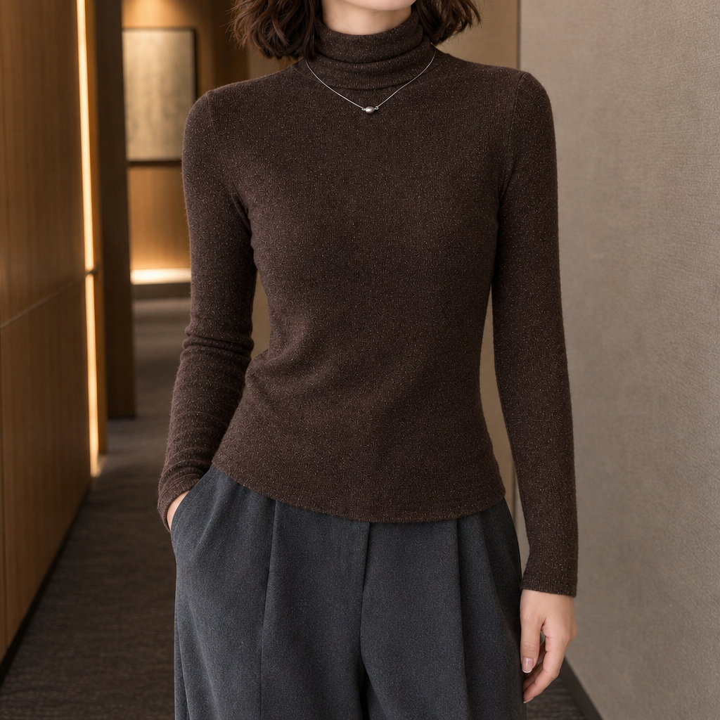 Marlene Sparkle Turtleneck Sweater