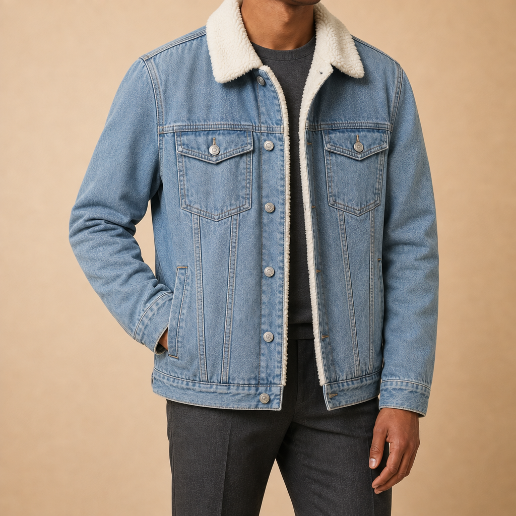 Garrison Sherpa Lined Denim Jacket