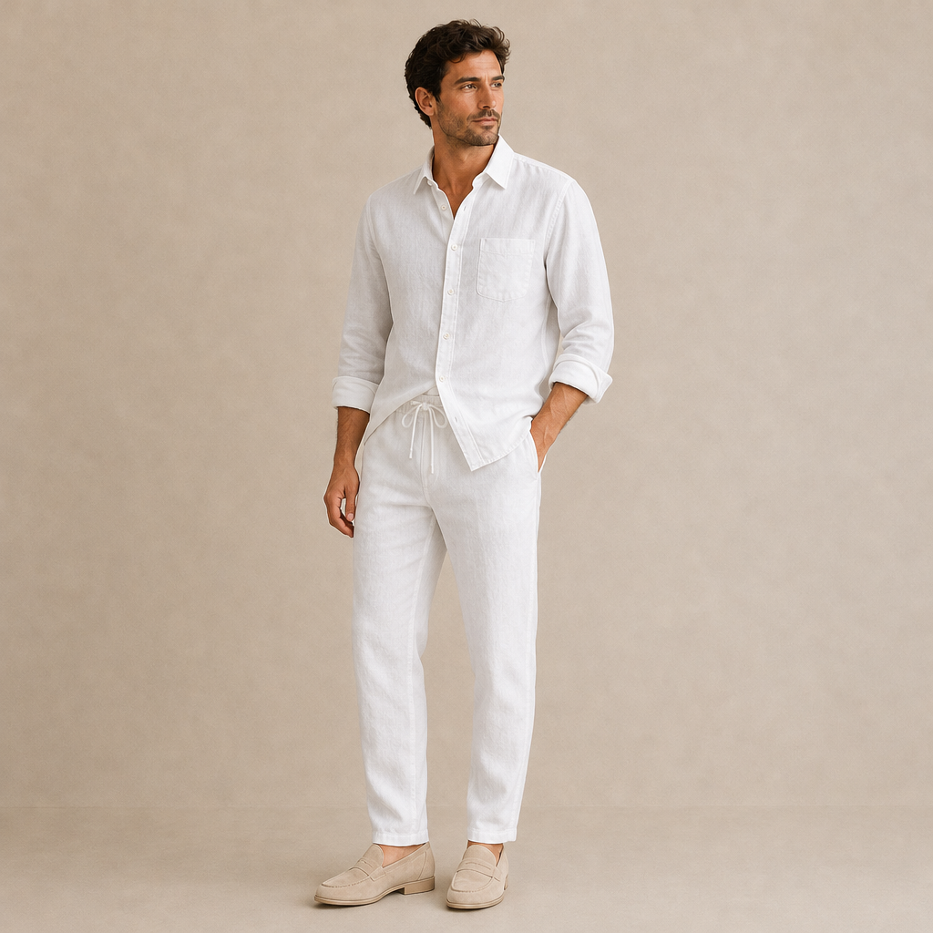 Dean Linen Shirt and Pant Set