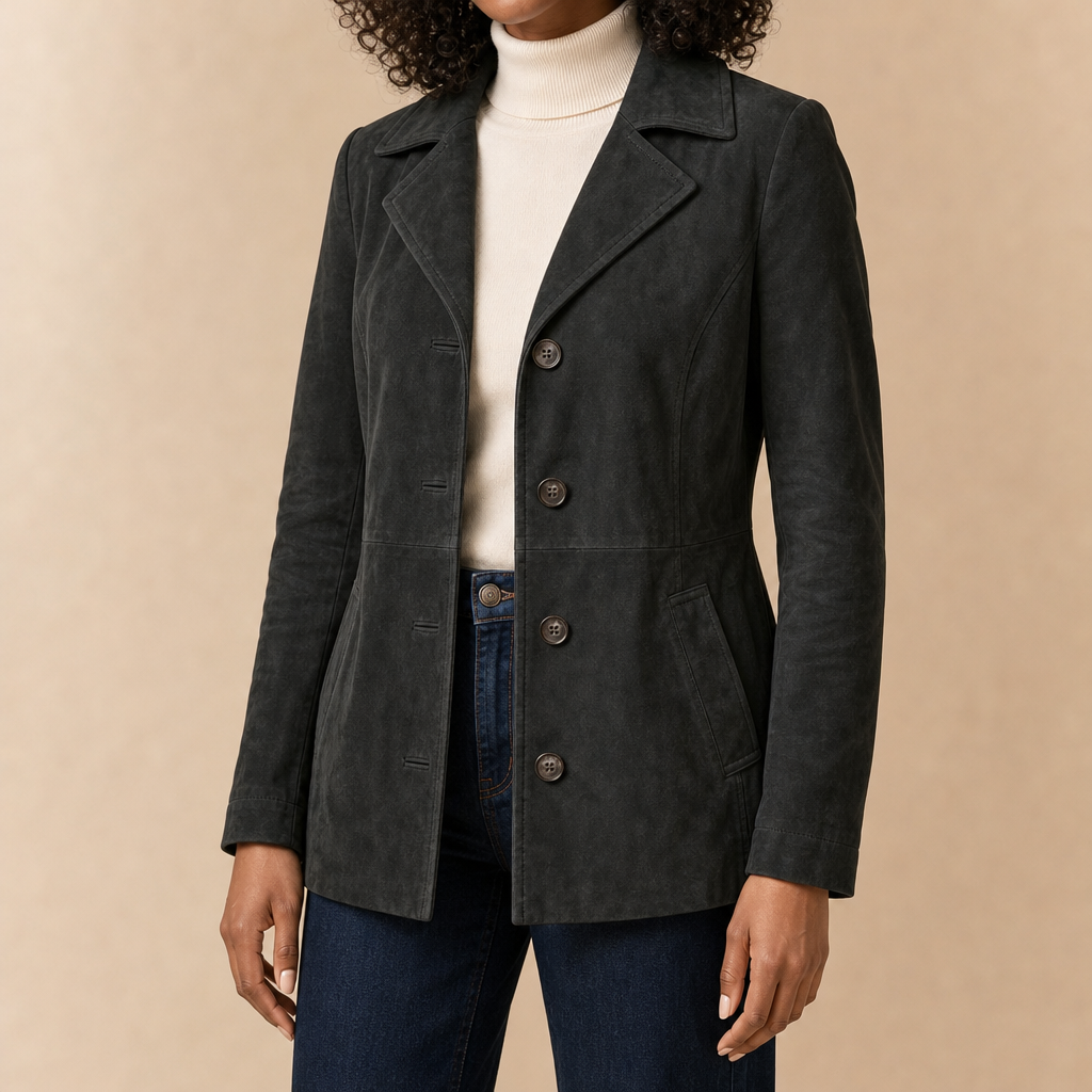 Helena Longline Suede Coat