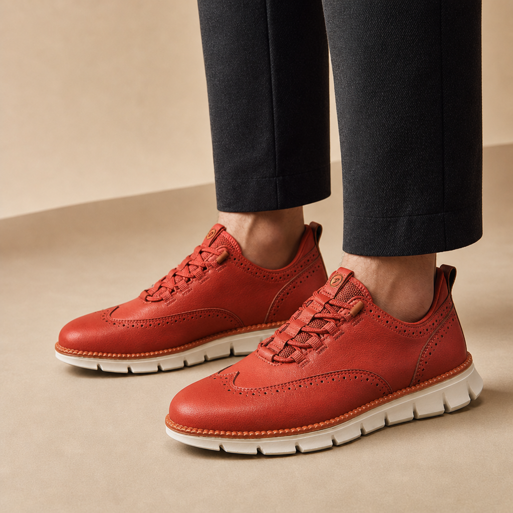 Elliot Leather Wingtip Sneakers