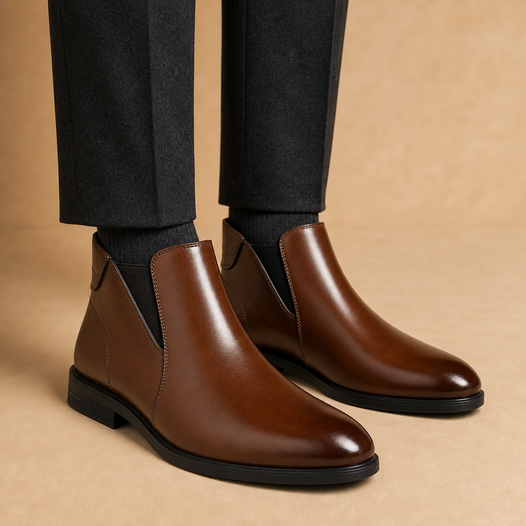 Clarence Leather Chelsea Boots