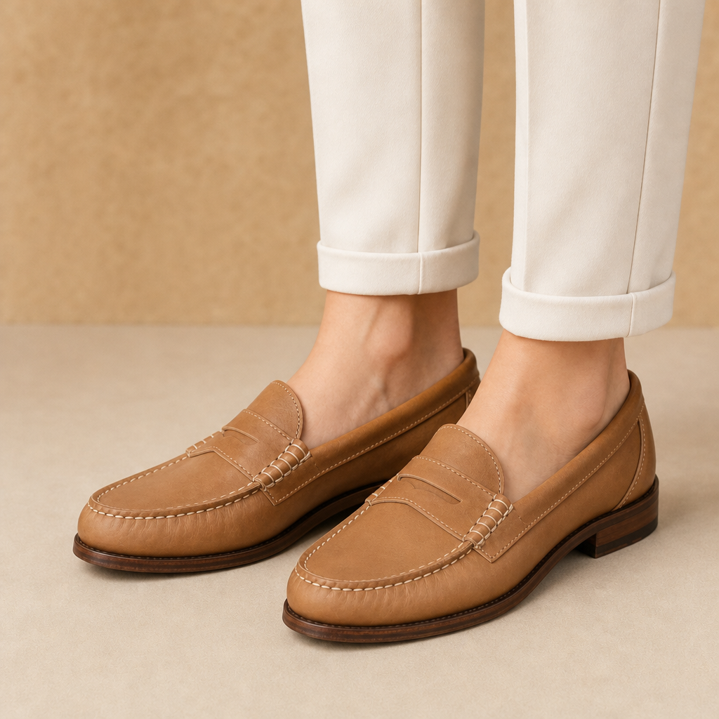 Mae Orthopedic Leather Loafers