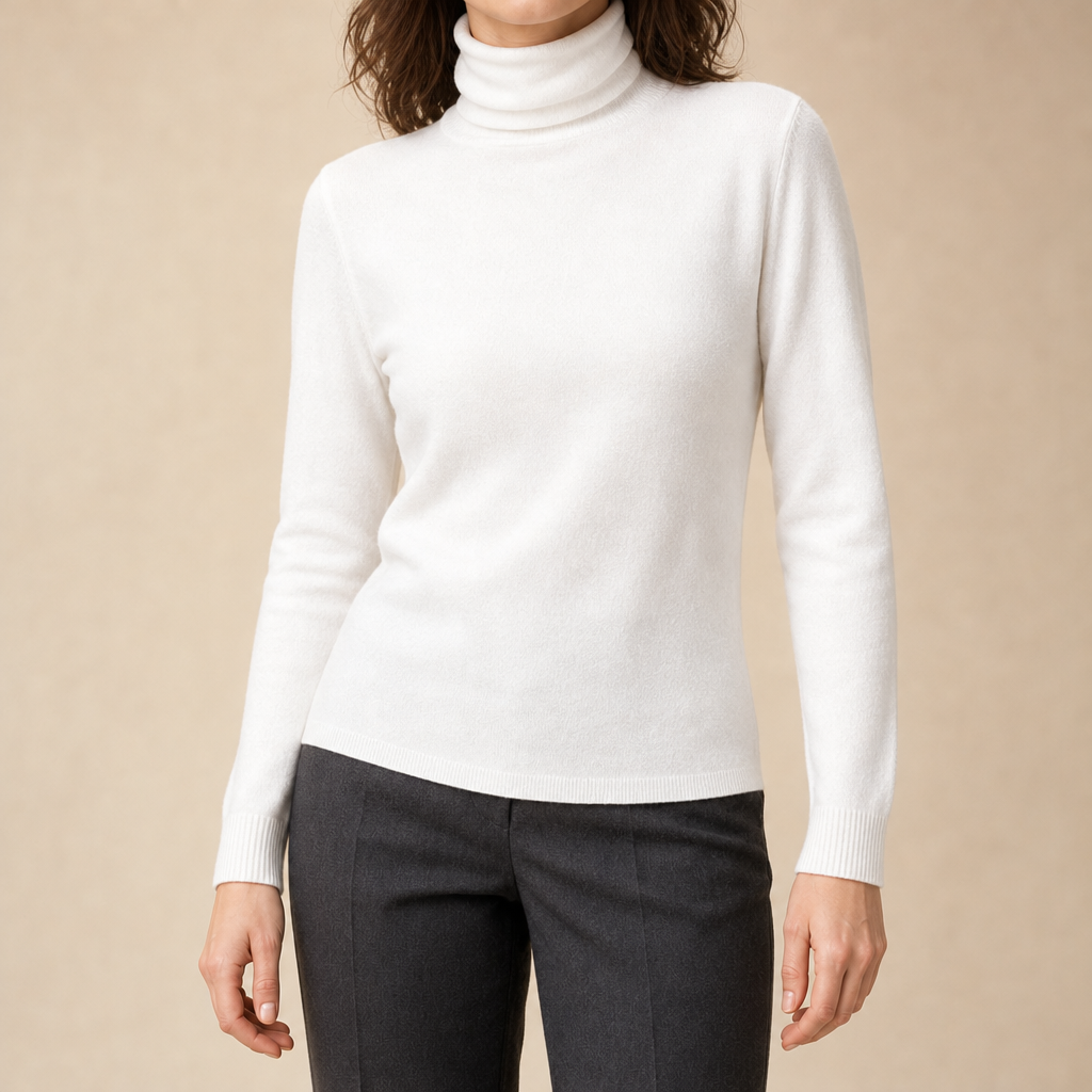 Elsie Fine Knit Turtleneck Sweater