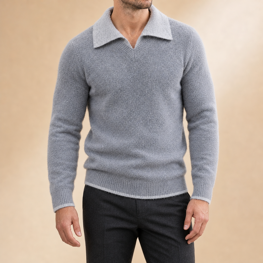 Holden Contrast Collar Sweater