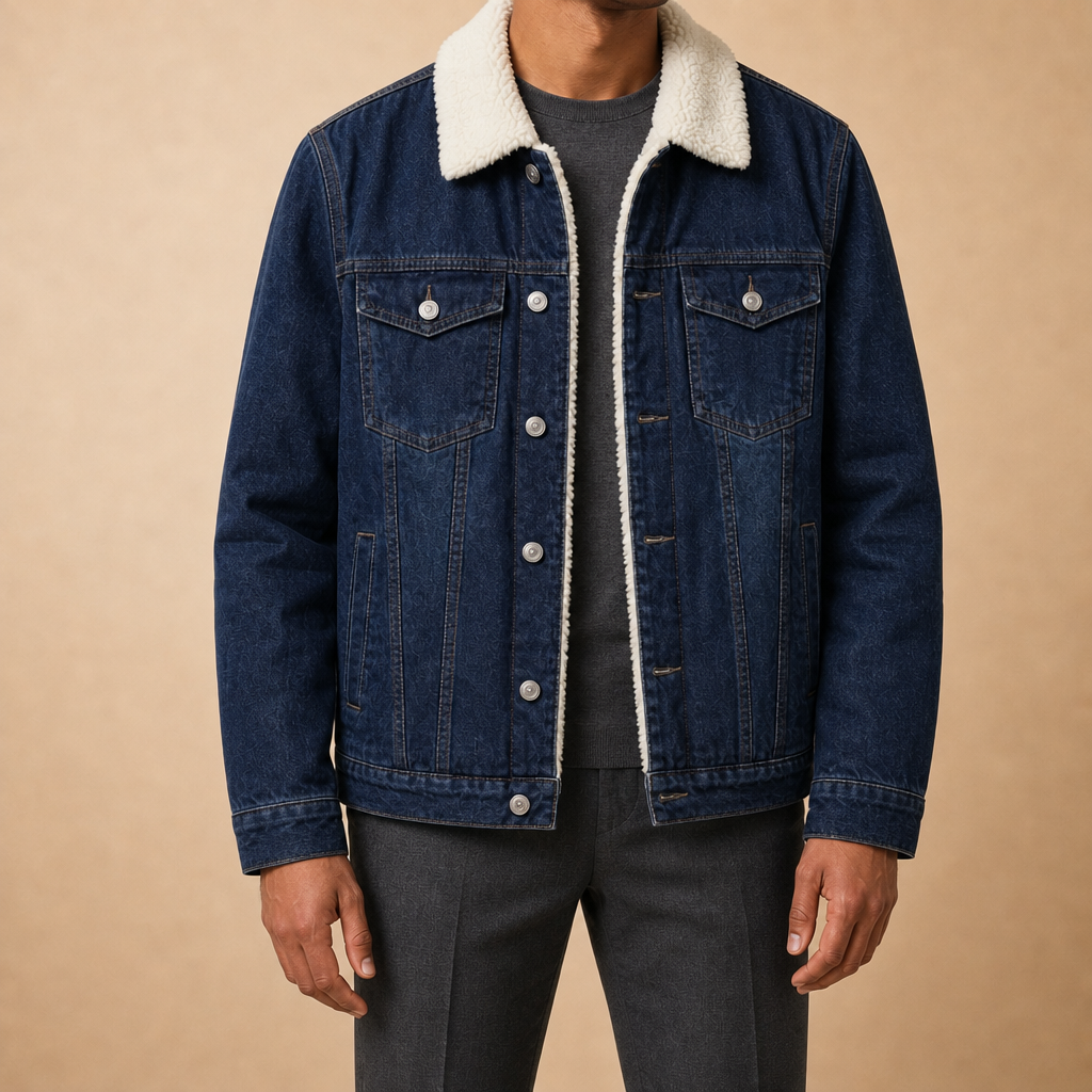 Garrison Sherpa Lined Denim Jacket