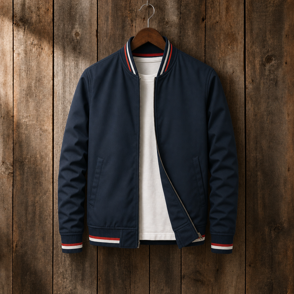 Wallace Zip Bomber Jacket