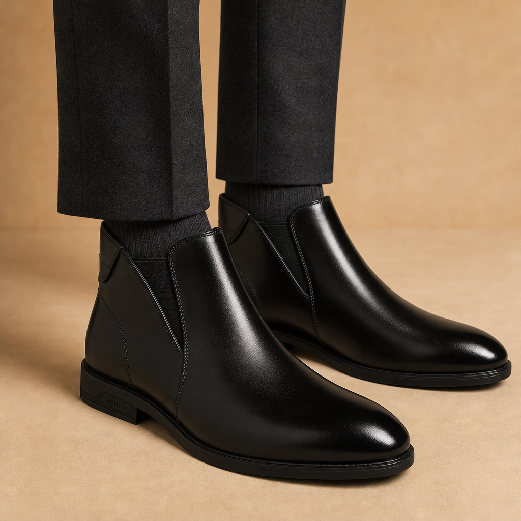 Clarence Leather Chelsea Boots