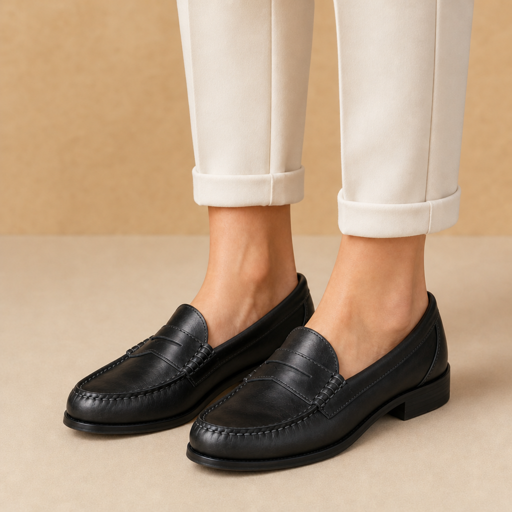 Mae Orthopedic Leather Loafers