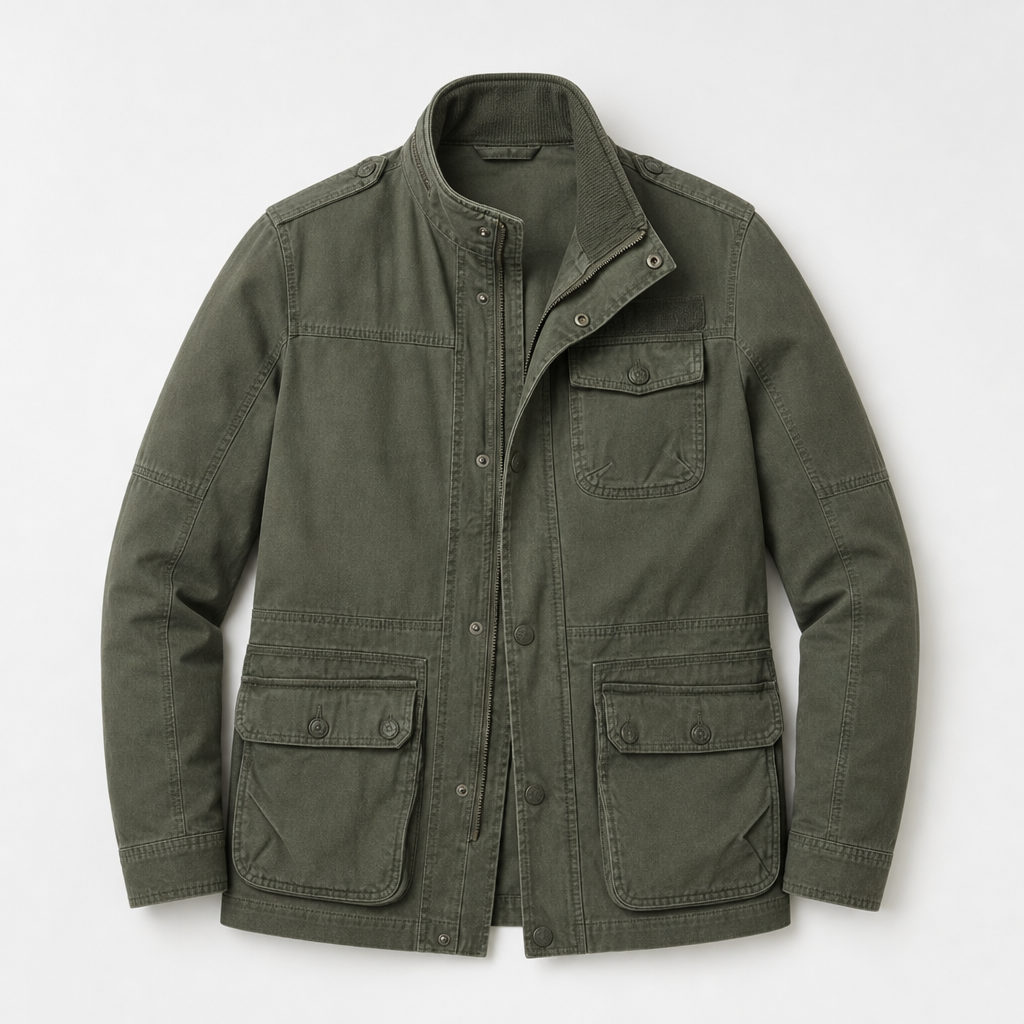Foster High-Neck Utility Jacket