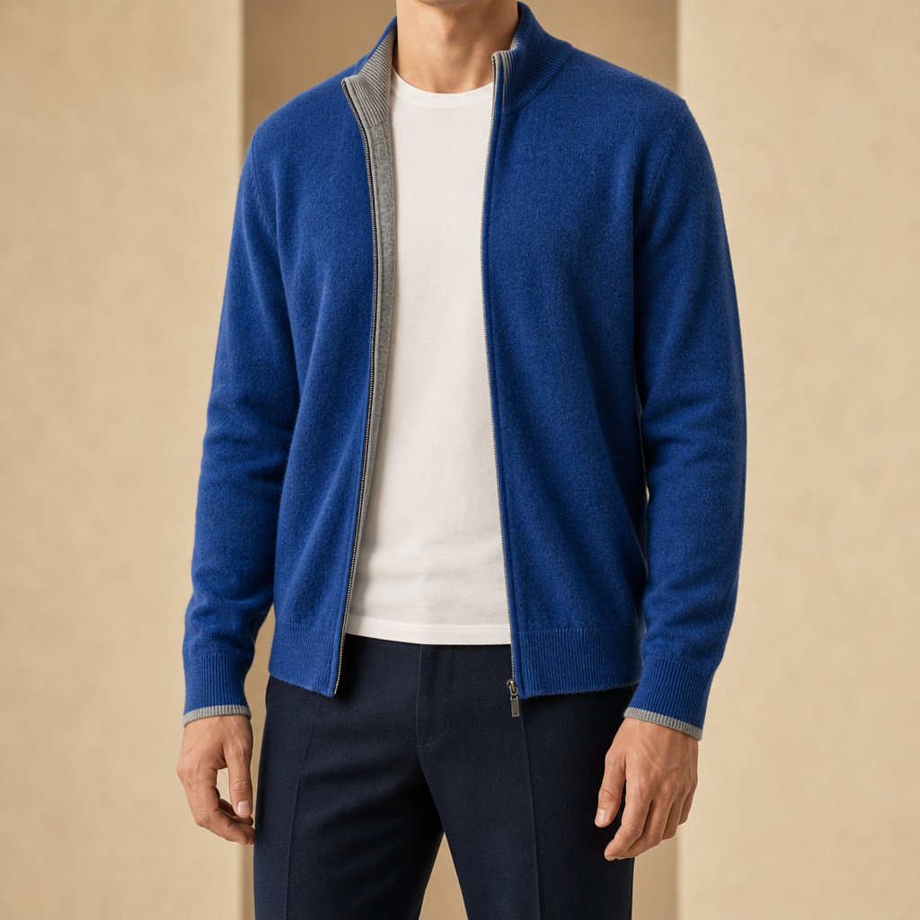 Warren Full-Zip Knit Cardigan