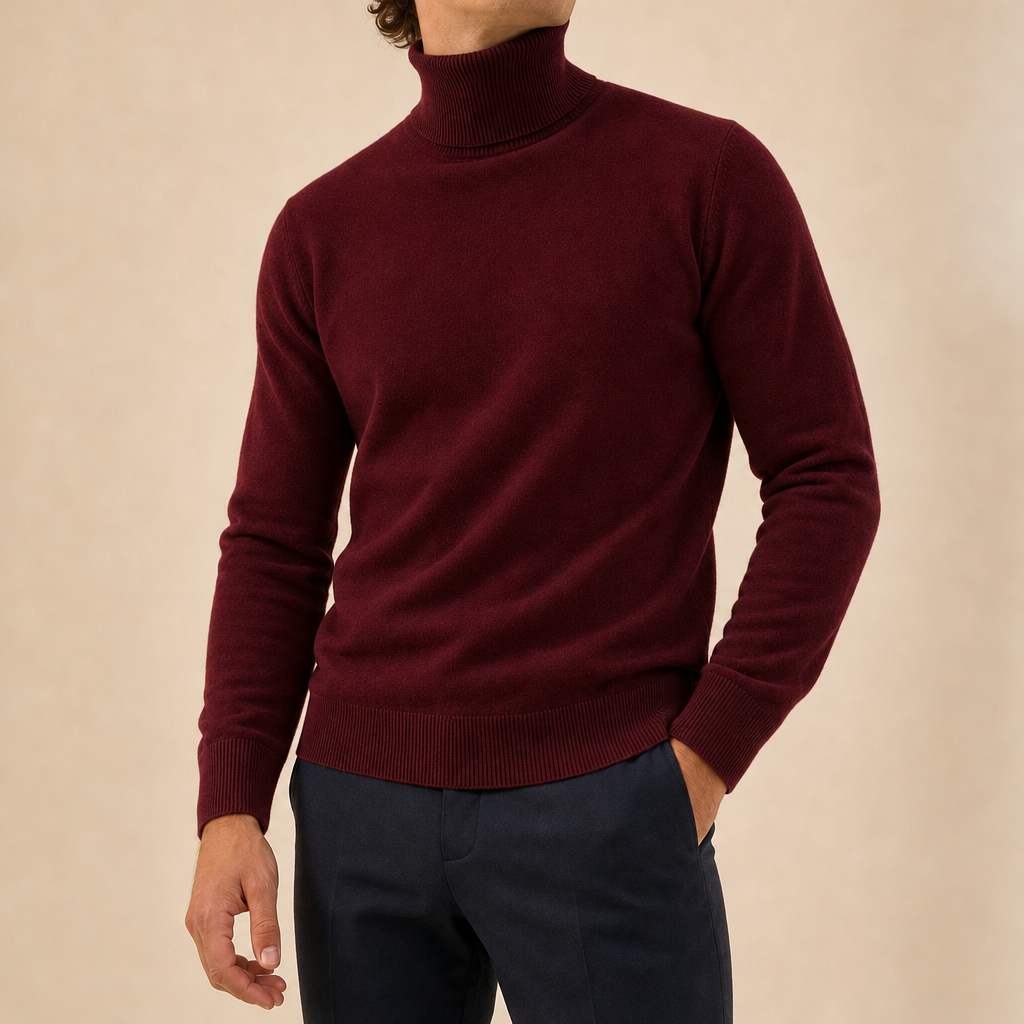 Clark Fine Knit Turtleneck Sweater