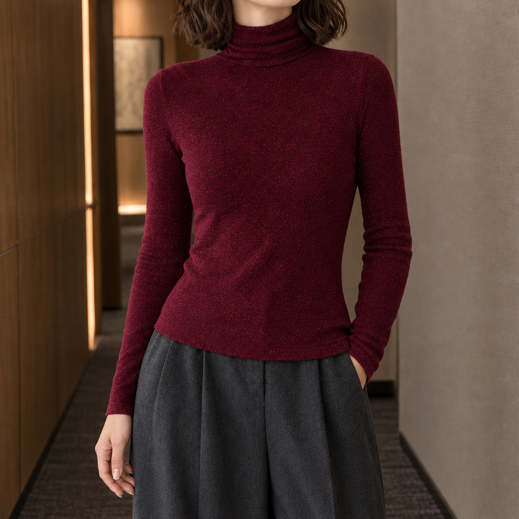 Marlene Sparkle Turtleneck Sweater
