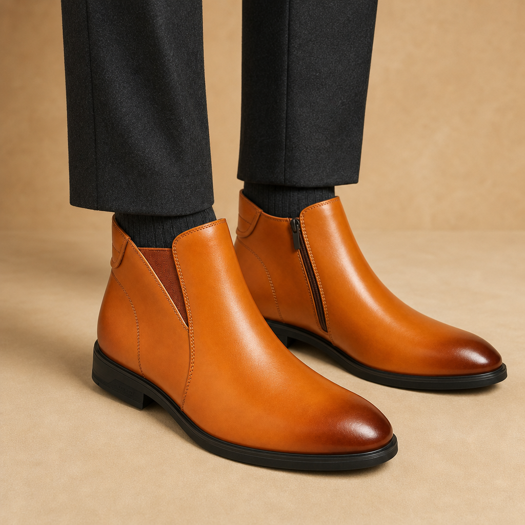 Clarence Leather Chelsea Boots